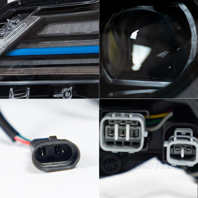 HCMOTIONZ LED المصابيح الأمامية لتويوتا كورولا 201...