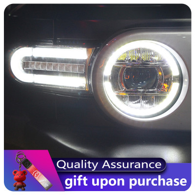 مصباح أمامي ليد ديناميكي DRL لتويوتا FJ كروزر-، مص...