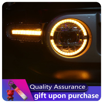 مصباح أمامي ليد ديناميكي DRL لتويوتا FJ كروزر-، مص...