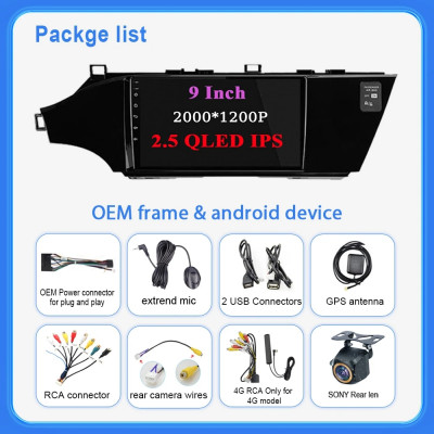 أندرويد لتويوتا أفالون 4 IV XX40 2012-2018 سيارة ا...