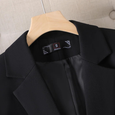 طقم بدلة نسائية أنيقة لربيع وخريف زي عمل الفندق، م...