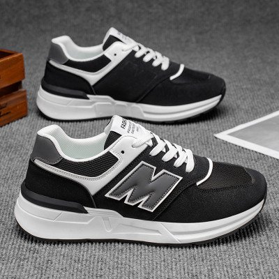 أحذية رياضية رجالية جديدة للخريف برباط علوي منخفض:...