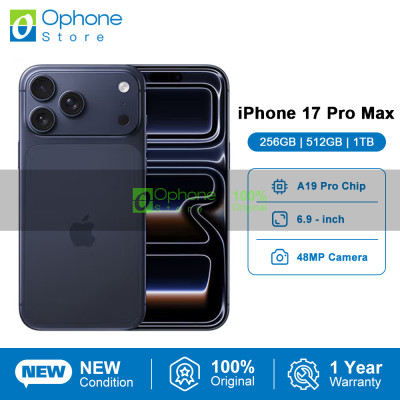 هاتف iPhone 17 Pro Max 5G الجديد بالكامل A19 Pro 1...