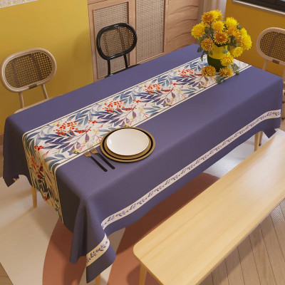 Nordic Home Rectangular Tablecloths for Table Part...