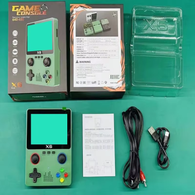 جهاز ألعاب محمول X6 أكثر من 10000 لعبة كلاسيكية