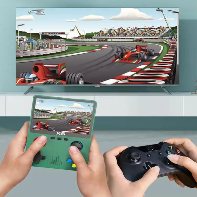 جهاز ألعاب محمول X6 أكثر من 10000 لعبة كلاسيكية