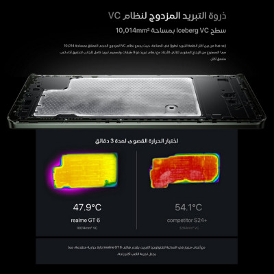 Realme GT6 5G 6.78 120 هرتز 6000nit عرض الهاتف الذ...
