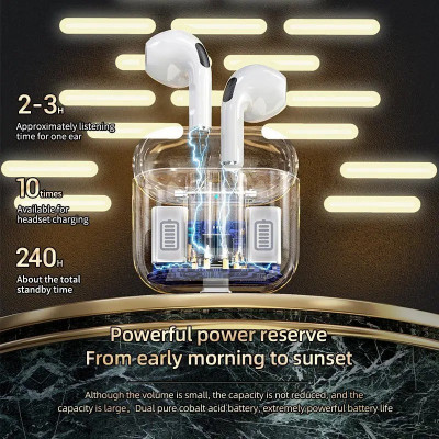 PRO4 سماعات أذن لاسلكية بلوتوث ، سماعات رأس ، سماع...