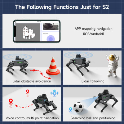 Yahboom DOGZILLA S1 S2 12DOF Robot Dog