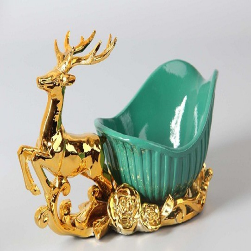 صحن مكسرات بمجسم غزال