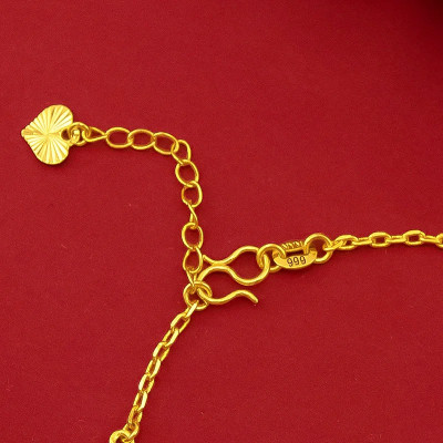 سوار صغير من النجوم الطازجة للنساء ، ذهب أصفر عيار...