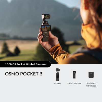 DJI-Osmo Pocket 3 Creator كومبو ، تثبيت ميكانيكي ،...