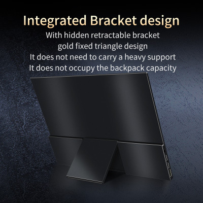 شاشة VCHANCE 13.3 بوصة OLED محمولة بإطار معدني 192...