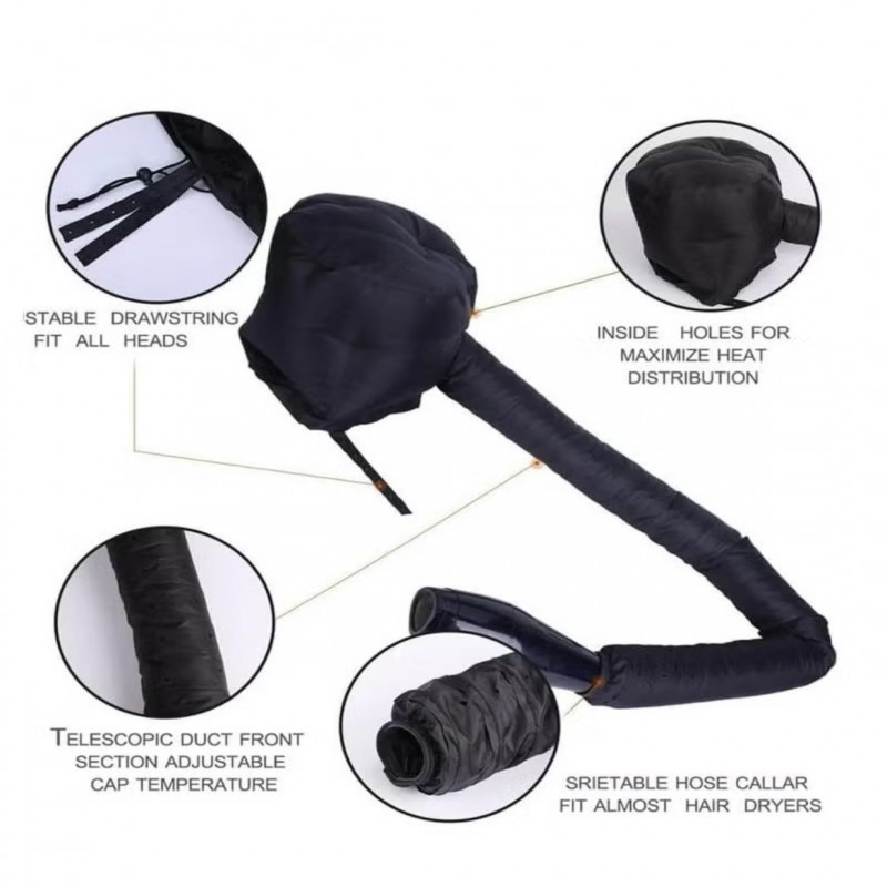 غطاء مجفف الشعر محمول للاستخدام المنزلي واحترافي ل...