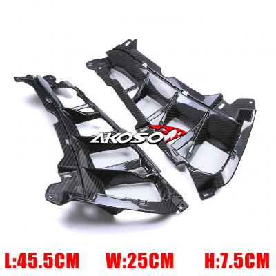 ملحقات انسيابية للدراجات النارية من ألياف الكربون...