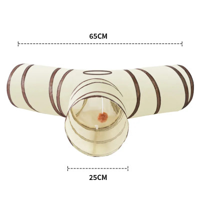 نفق القطط طويل T/Y طرق لعب القط نفق طوي مضحك التفا...
