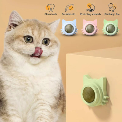 1 قطعة النعناع البري مصاصة علاج القط جدار تصميم ال...