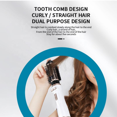 فرشاة هواء ساخن دوارة 1 ، فرشاة مجفف شعر للصالون ف...