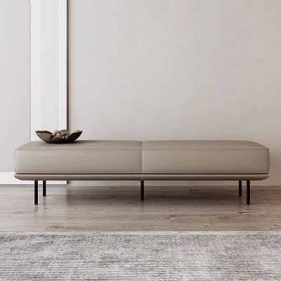 كرسي قدم مستطيلي فاخر ، منجد شمالي ، مقعد بسيط مري...