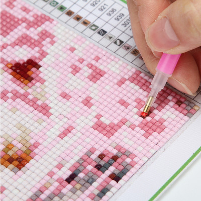 لوحة ماسية كبيرة تصنعها بنفسك ، فن جداري للمناظر ا...