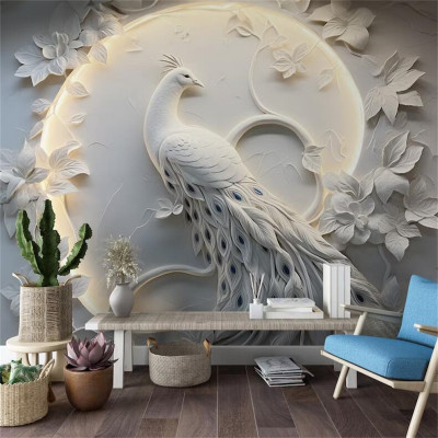 beibehang Customized vintage oil painting flower b...