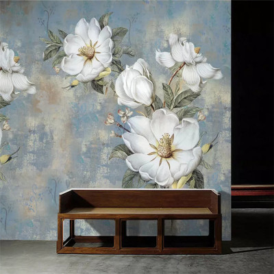 beibehang Customized vintage oil painting flower b...
