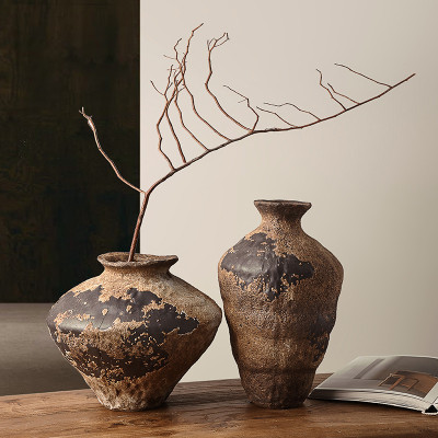 خمر وابي سابي نمط السيراميك زهرية زخرفة غرفة المعي...