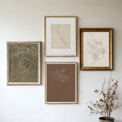 خمر الحد الأدنى فرع الزيتون رسم النباتات النباتية...