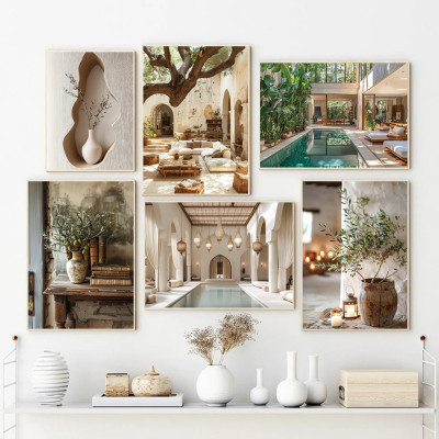 إيطاليا فروع شجرة الزيتون يترك العمارة قماش اللوحة...