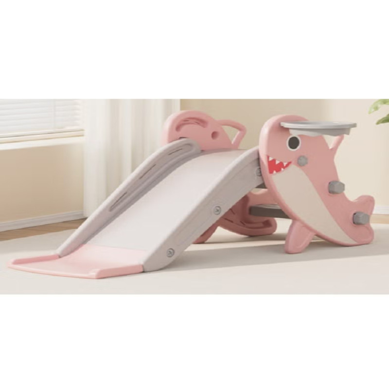 زحليقة علي شكل سمكة قرش مع كرة سلة ,109*56.5*52 سم