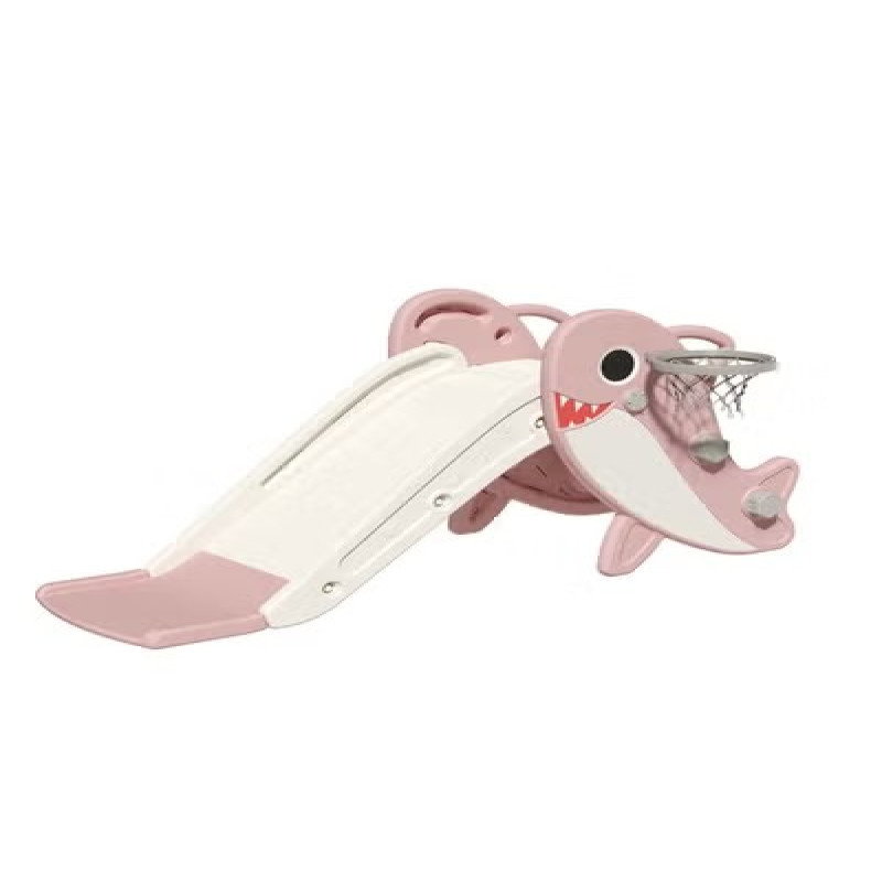 زحليقة علي شكل سمكة قرش مع كرة سلة ,109*56.5*52 سم