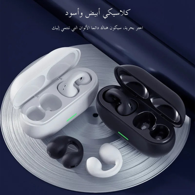 سماعات أذن مفتوحة موصلة للأذن سماعات أذن لاسلكية ب...
