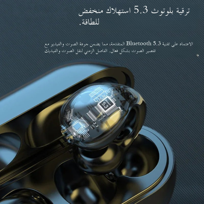 سماعات أذن مفتوحة موصلة للأذن سماعات أذن لاسلكية ب...