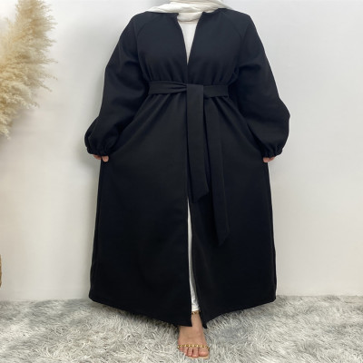 عباية طويلة من البوليستر السميك للنساء ، كيمونوس ر...