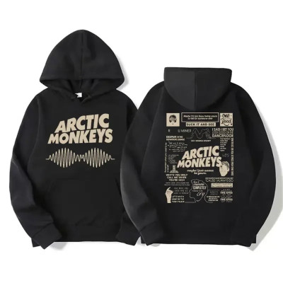 Retro Rock Arctic Monkeys Music Album Graphic Hood...