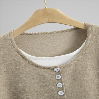 المرأة عادية محبوك 2 قطعة مجموعات الكورية تريكو ست...