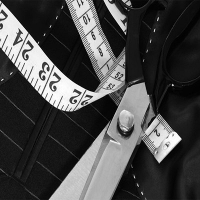 بدلات رجالية سوداء بطول عادي ، مزدوجة الصدر ، طية...