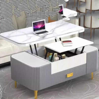 أثاث منزلي بسيط حديث ، طاولة قهوة جانبية لغرفة الن...