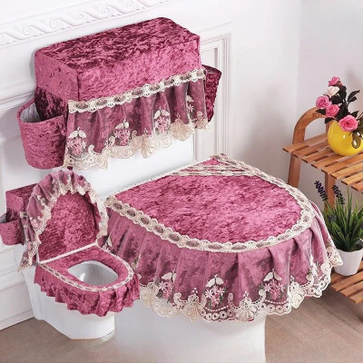 انفصال المرحاض مقعد القماش مجموعة ، غطاء خزان المي...