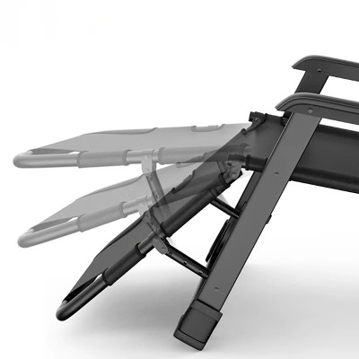 كرسي صالة مستلق قابل للطي مع وسادة ، كرسي دباغة لل...