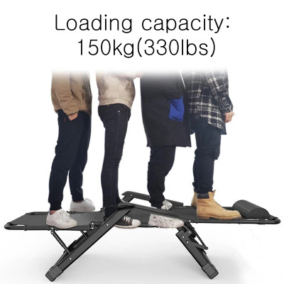 كرسي صالة مستلق قابل للطي مع وسادة ، كرسي دباغة لل...