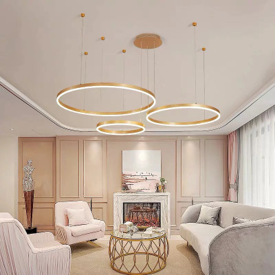Modern LED Home Deco Chandelier Ring Light Circle...