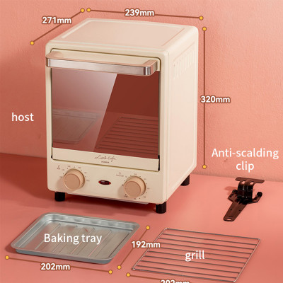 فرن كهربائي عمودي صغير من KONKA 12L مكون من ثلاث ط...