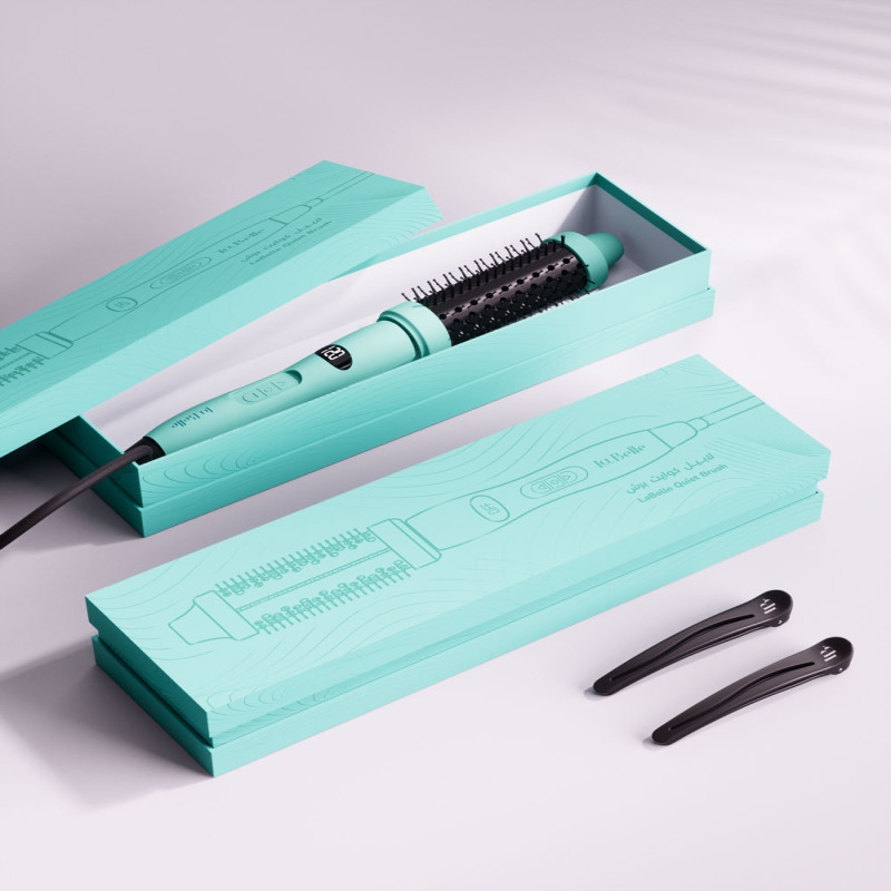 لابيل - فرشاة حرارية كوايت برش سماوي LB070