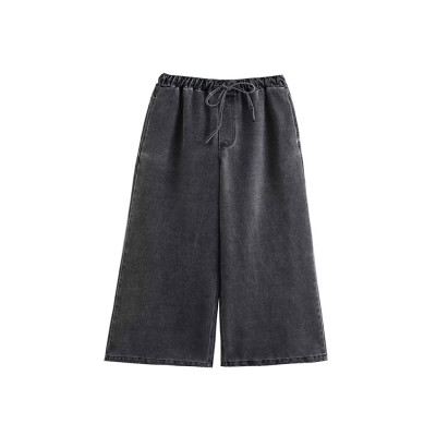 2024 الخريف الجينز مجموعات النساء بدوره إلى أسفل ط...