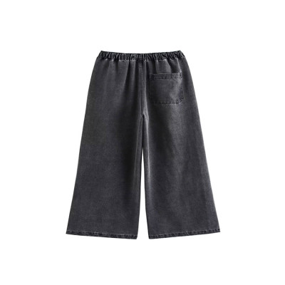 2024 الخريف الجينز مجموعات النساء بدوره إلى أسفل ط...