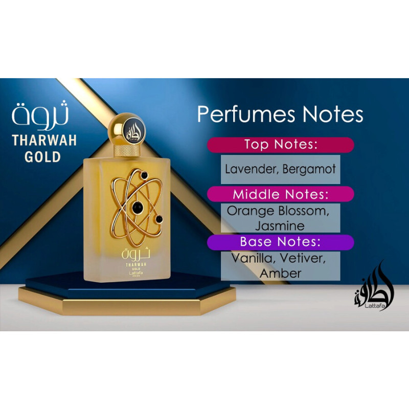 لاتافا ثروة جولد للرجال والنساء، ماء عطر 100 مل –...