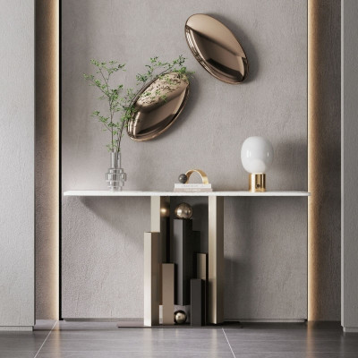 طاولة كونسول بسيطة حديثة للمكتب ، تصميم صغير ، طاو...