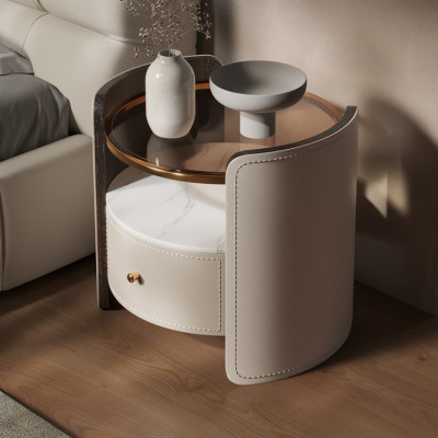 Side Table Bed Room Bedside Wood Tables Auxiliary...