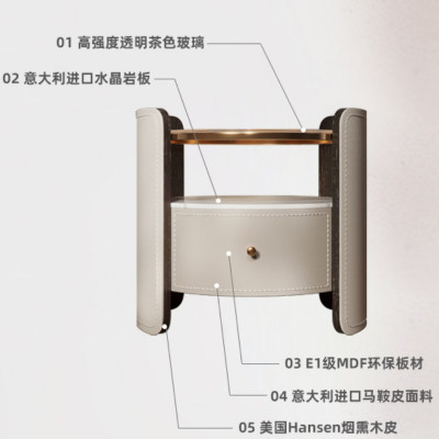 Side Table Bed Room Bedside Wood Tables Auxiliary...